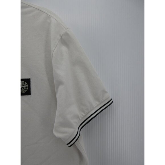 Stone Island Polo Shirt XL Pullover Slim Fit Stretch Classic Compass - Picture 3 of 15